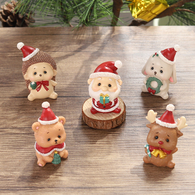 BowLift | Handmade Animal Santa Ornaments