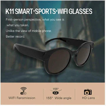 BowLift | Bicycling Glasses WiFi Mini Camera HD 1080P DVR Video Audio Recorder