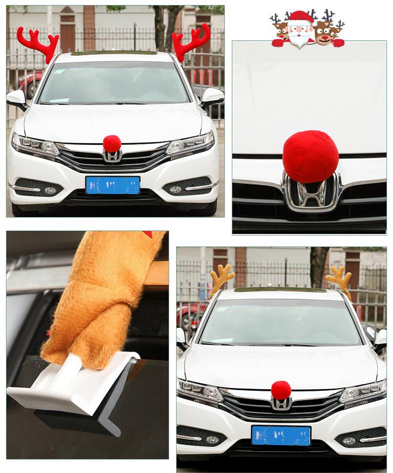 BowLift | Funny Christmas  Car Antlers Decoration