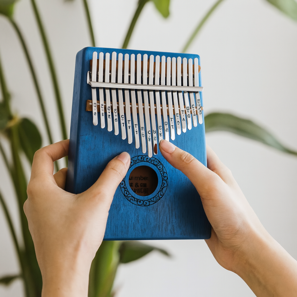 BowLift | 17-key Kalimba Thumb Piano – Portable musical instrument made of wood