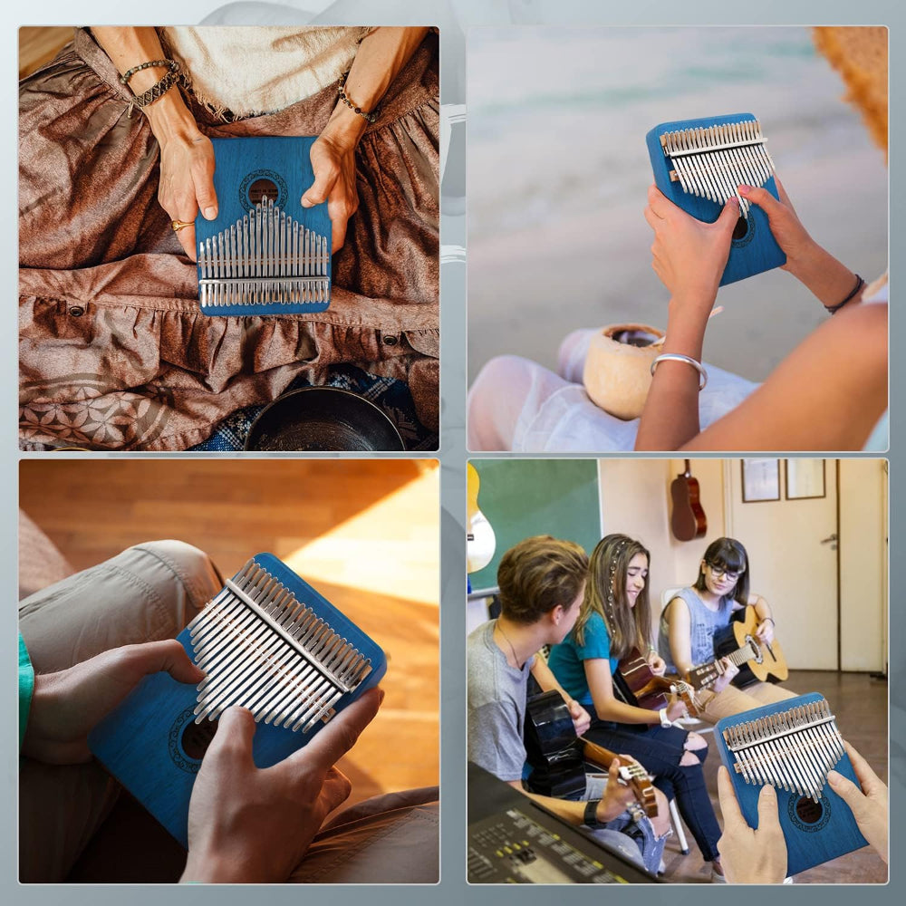 BowLift | 17-key Kalimba Thumb Piano – Portable musical instrument made of wood