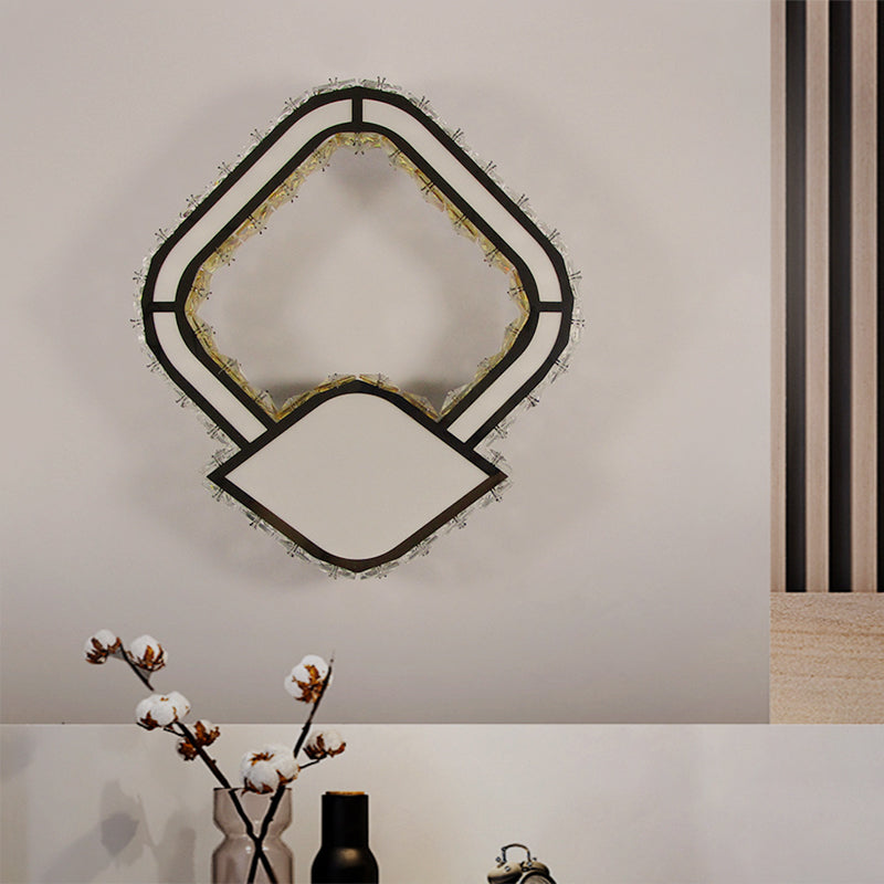 BowLift | Petal Wall Lighting Ideas Modern Cut Crystal LED White Wall Lamp in Warm/White Light