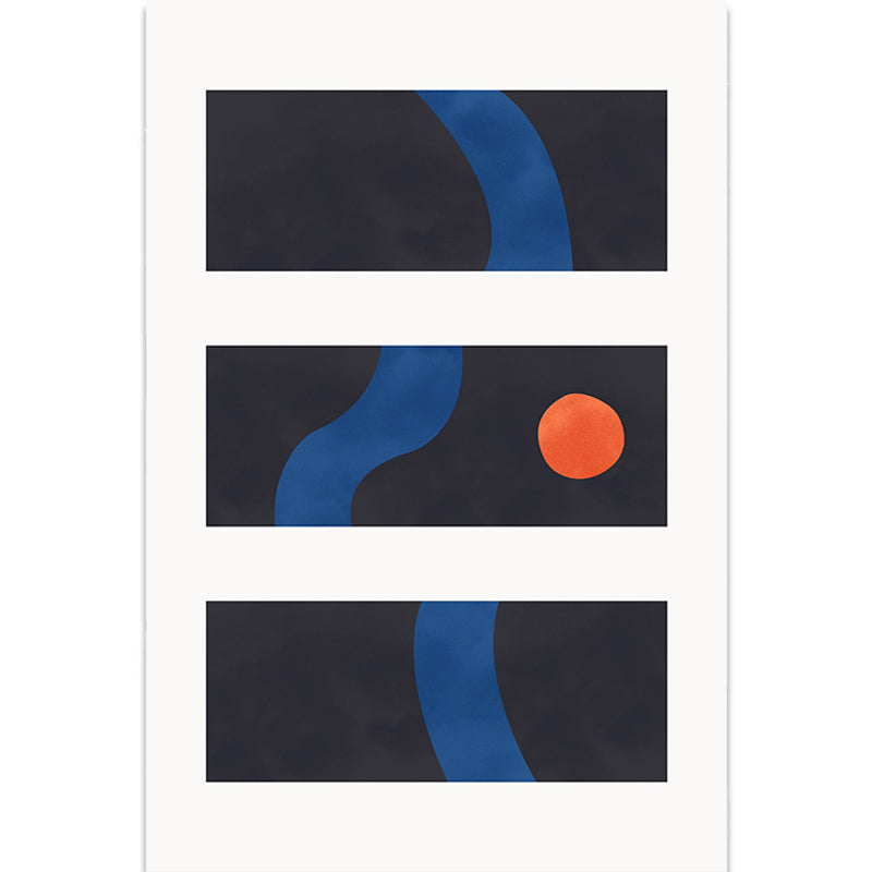 BowLift | Contemporary Abstract Area Rug Multicolor Polyester Washable Dog and Cat Friendly Carpet for Living Room