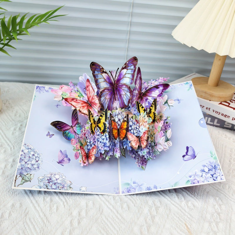 BowLift | Creative 3D paper cut-out card with popup greeting card