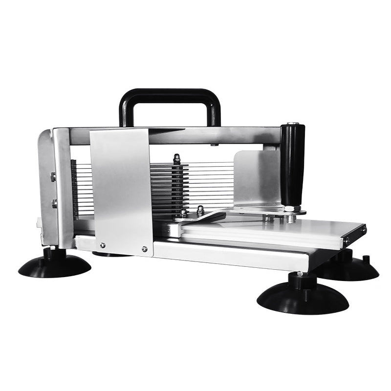 BowLift | 1/4" Stainless Steel Commercial Tomato Slicer Manual Fruits Vegetables Cutter Slicer Machine