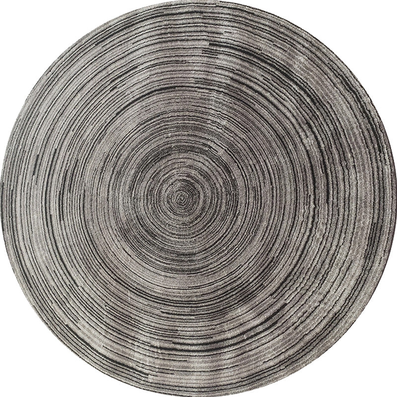 BowLift | Creative Multicolor Modernist Rug Polyester Circle and Brush Stroke Pattern Rug Washable Pet Friendly Non-Slip Rug for the Living Room