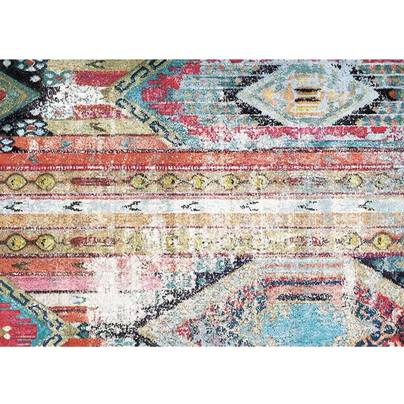 BowLift | Bohemian Tribal Pattern Rug More Colors Polyester Rug Machine Washable Non-Slip Back Rug for Living Room