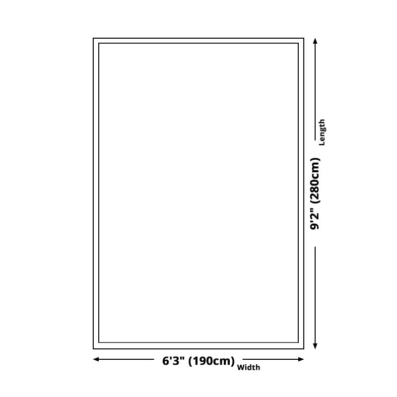 BowLift | Creative abstract rug Blue Shabby Chic rug Polyester machine washable non-slip backing rug for the living room