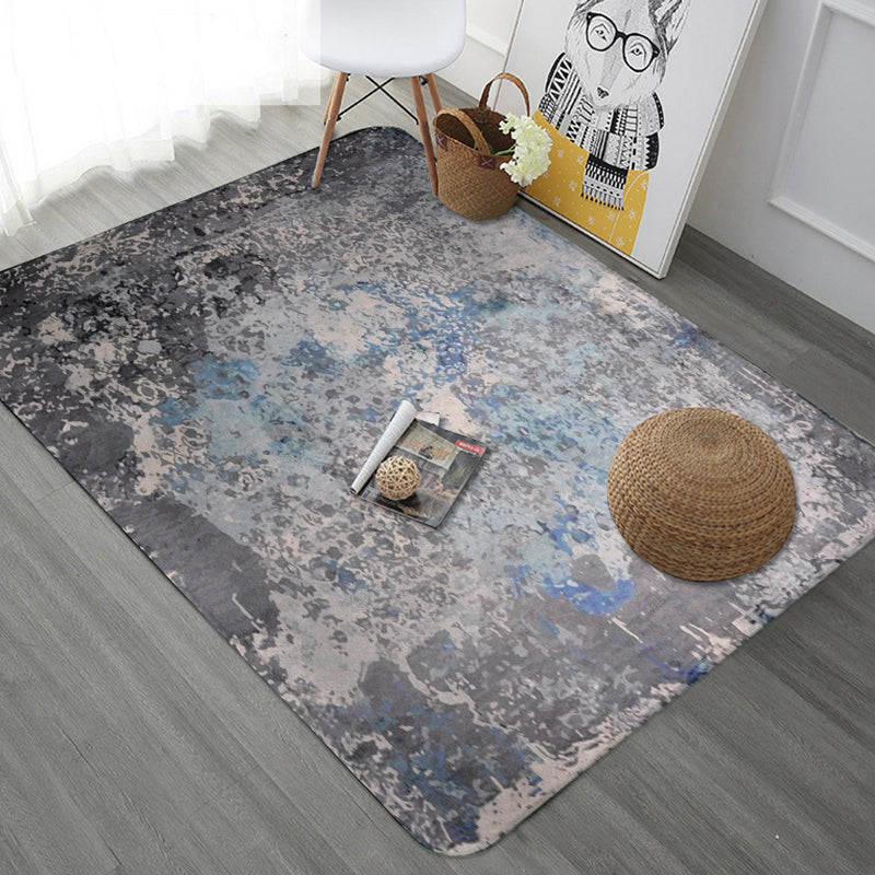BowLift | Creative abstract rug Multicolor Industrial design rug Polyester Pet-friendly non-slip backing Washable rug for the living room