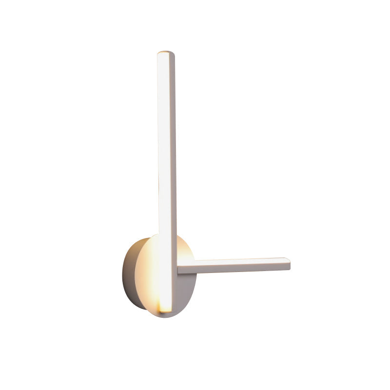 BowLift | Acrylic Cross Wall Lighting Ideas Minimalism Black/White LED Wall Lamp in Warm/White Light for Nightstand