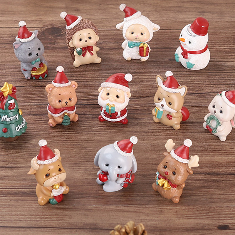 BowLift | Handmade Animal Santa Ornaments