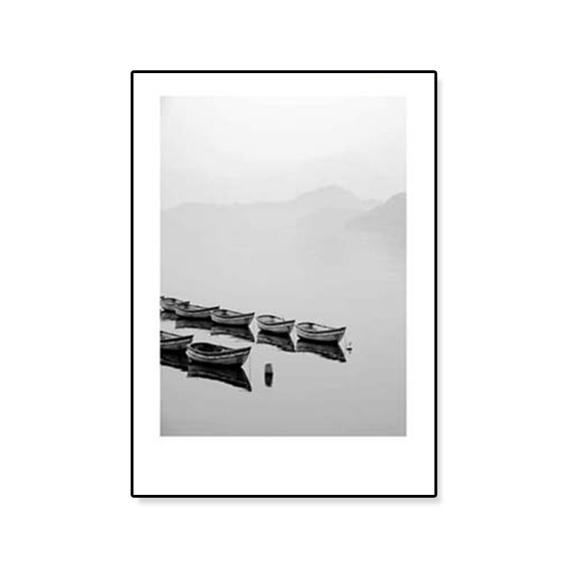 BowLift | Gray Tropical Canvas Wall Art Photography Landscape Print Wall Decor for the Dining Room