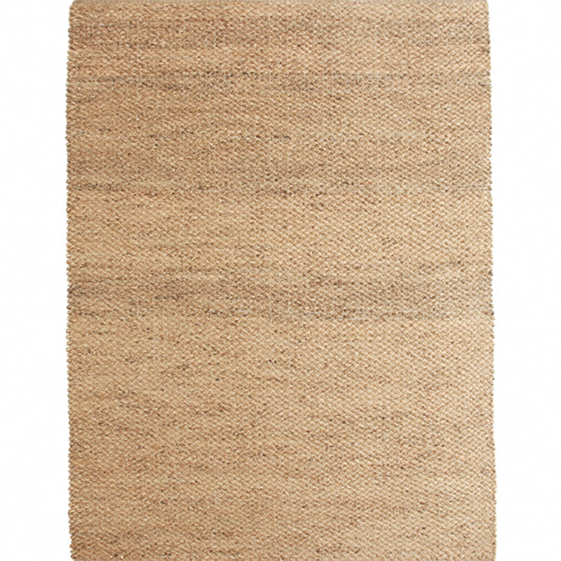 BowLift | Brown simple rug jute rural rug washable non-slip pet-friendly rug for the living room