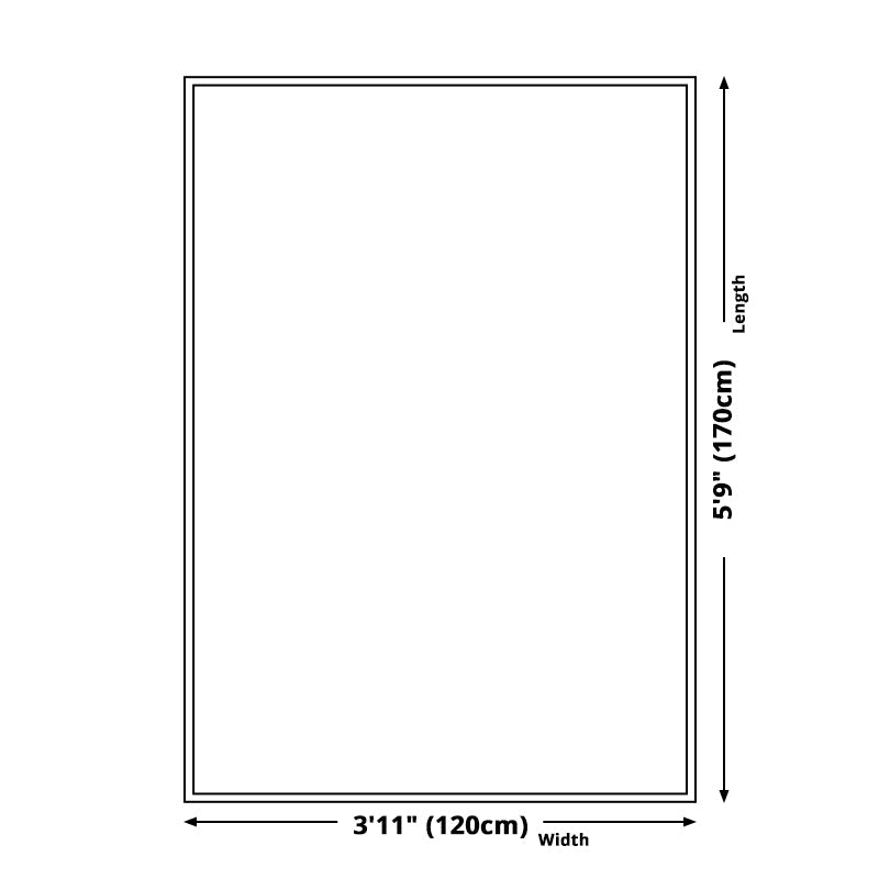 BowLift | Brown Living Room Rug Landscape Striped Pattern Rug Jute Washable Anti-Slip Flooring Pet-Friendly Rug