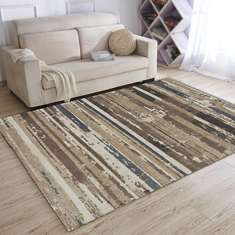 BowLift | Fancy Abstract Rug Multicolor Industrial Rug Polyester Pet Friendly Washable Non-Slip Rug for the Bedroom