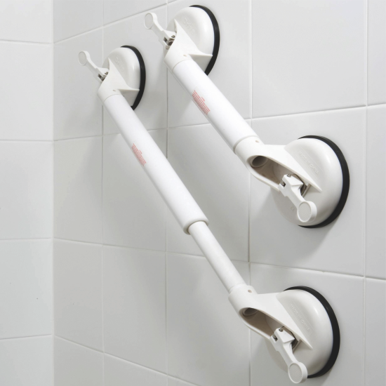 BowLift | Adjustable Suction Bathroom Safety Handle – No Drill