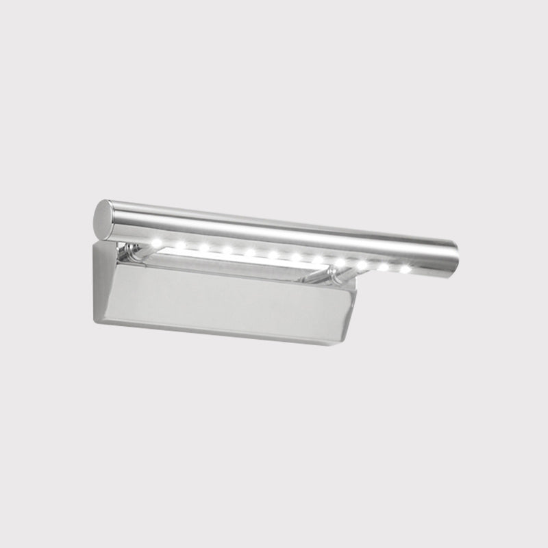 BowLift | Extended Vanity Lighting Ideas Modernism Metal LED Bathroom Wall Lamp in Chrome, Warm/White Light