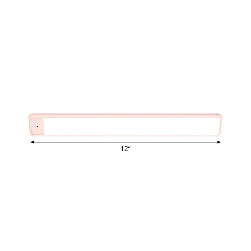 BowLift | Plastic Extended Vanity Lighting Fixture Modern Style LED Pink Wall Light Wall Lamp for Bedroom
