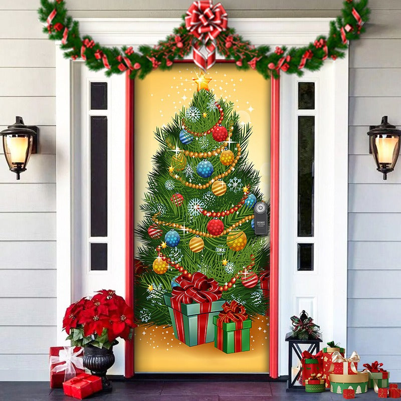 BowLift | Nightmare Before Christmas Outdoor Decorations Props Christmas Elves Door Cover
