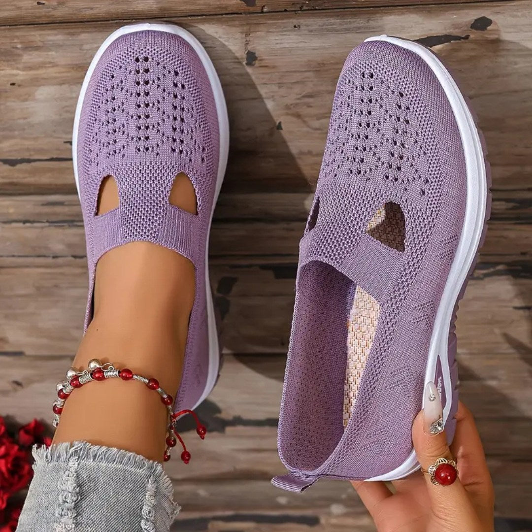 Vellora – Women's Mesh Slip-On Comfort Sneakers