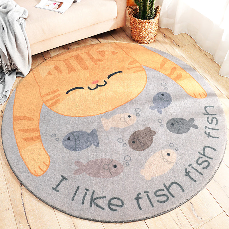 BowLift | Shady Pet Indoor Carpet Pastel Cartoon Carpet Polypropylene Washable Stain Resistant Non-Slip Rug for the Nursery