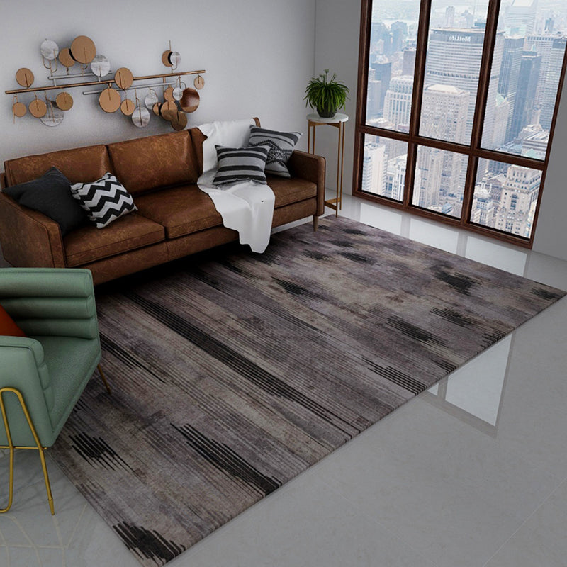 BowLift | Dark Cyberpunk Style Rug Polypropylene Tie Dye Printed Abstract Rug Non-Slip Back Washable Carpet for Room