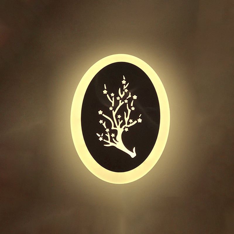 BowLift | Diamond/Branch/Flower Acrylic LED Wall Lamp Light Minimalist White Wall Spotlight Lighting for Bedroom