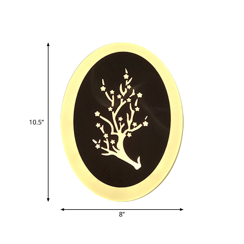 BowLift | Diamond/Branch/Flower Acrylic LED Wall Lamp Light Minimalist White Wall Spotlight Lighting for Bedroom