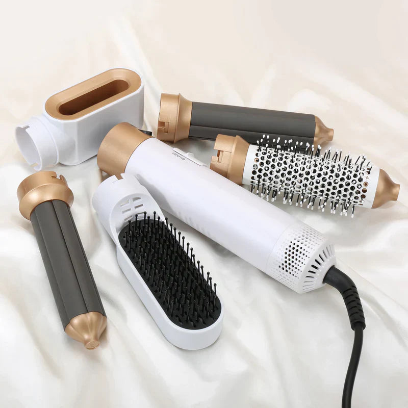 BowLift | 5-in-1 Hair Styler | Auto Curler, Blow Dryer & Flat Brush for All Hair Types at Home