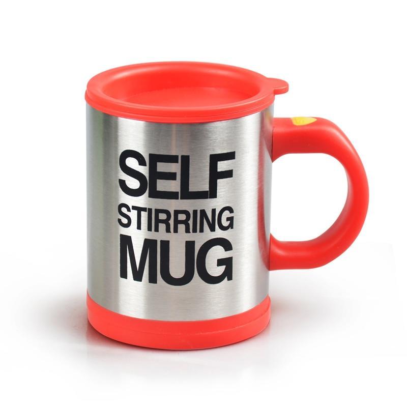 BowLift | 1Pcs Automatic Plain Mixing coffee Tea cup Mugs Drinkware Lazy Self strring mug button high quality Pressing