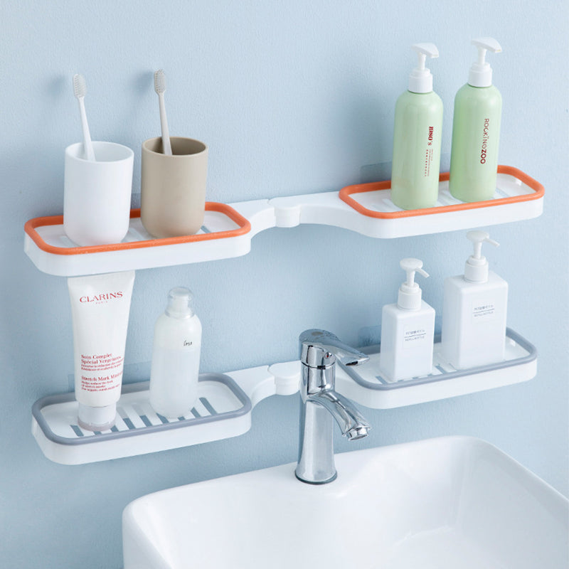 BowLift | Bathroom Corner Punch-Free Rack