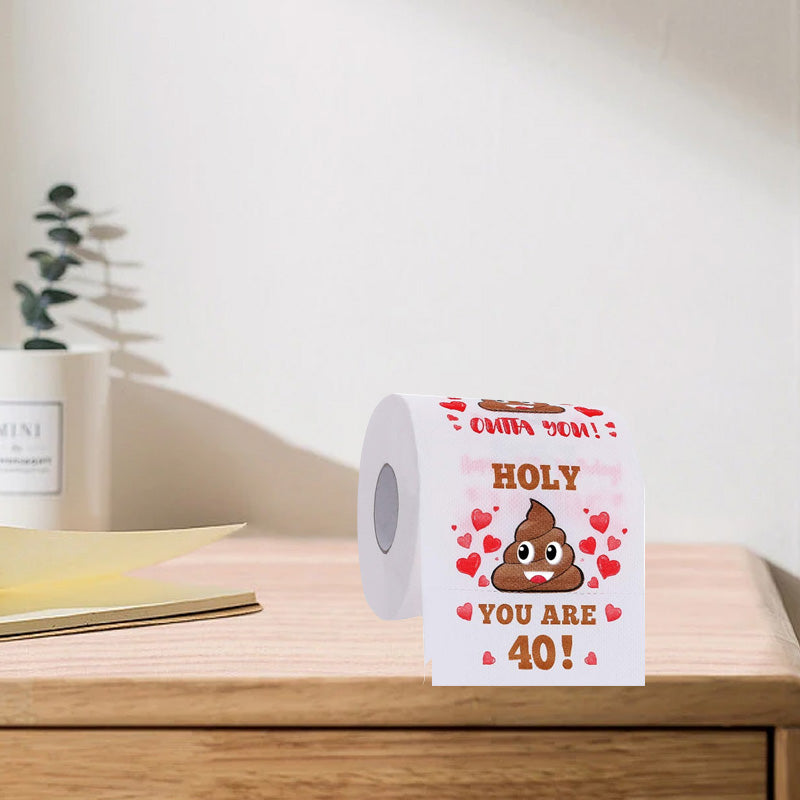 BowLift | Poop Happy Birthday Printed Roll Paper