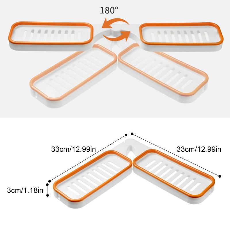 BowLift | Bathroom Corner Hole-Free Shelf
