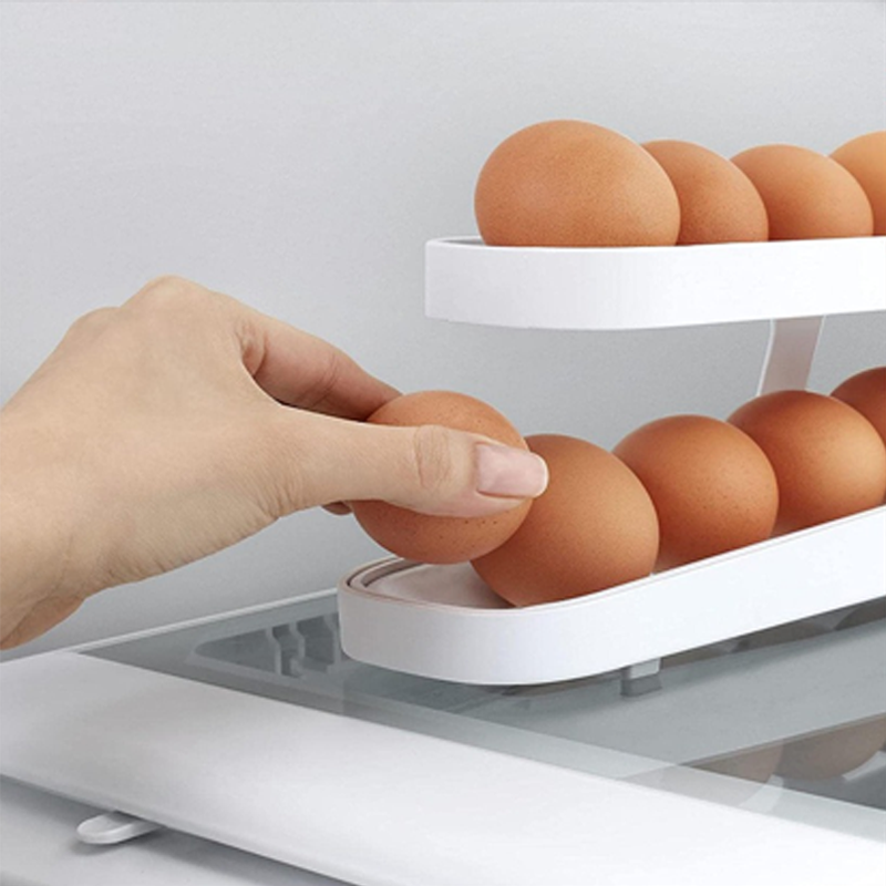 BowLift | Automatic Scroll Egg Holder Storage Box