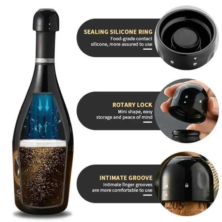 BowLift | Wine stopper with vacuum function – Preserves aroma & carbonation reliably