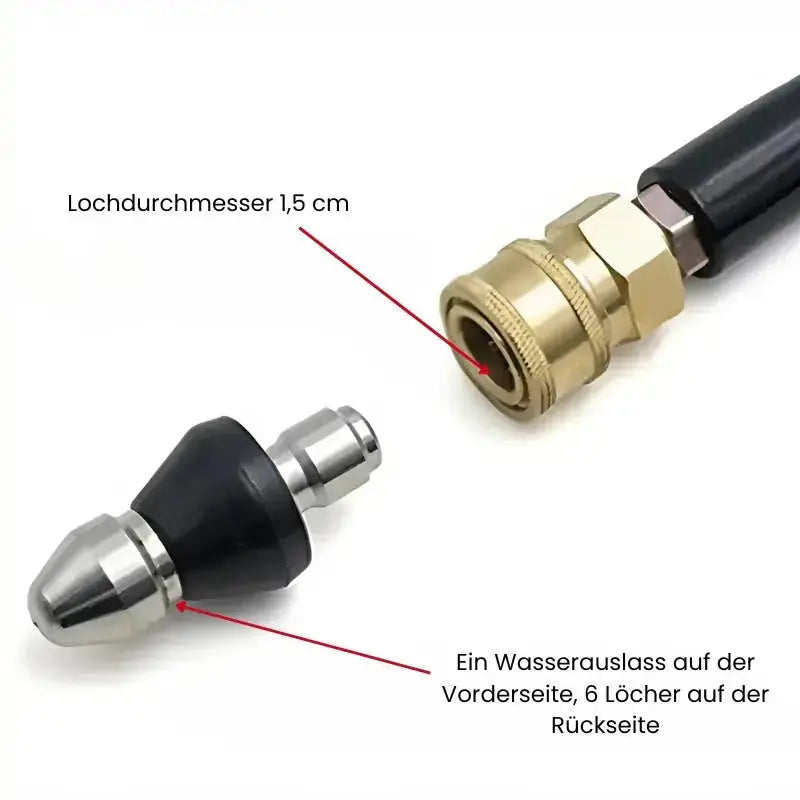 BowLift | Pipe cleaning nozzle for high-pressure cleaners – Remove clogs in seconds