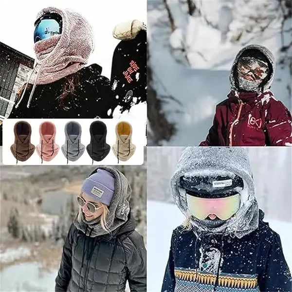 BowLift | Windproof Sherpa Hooded Ski Mask for Ultimate Cold PRedection