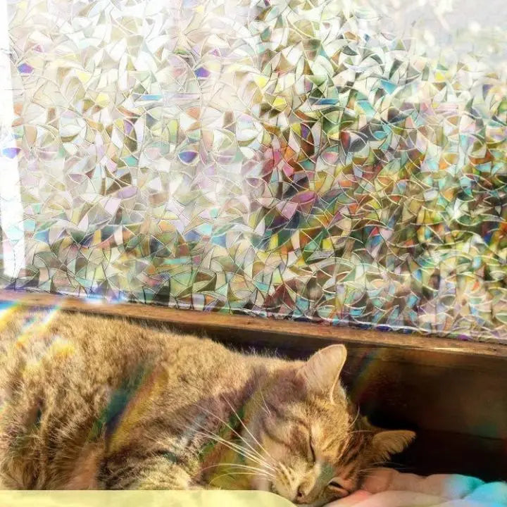 BowLift | 3D Rainbow Window Film – Privacy PRedection & Decoration without Adhesive