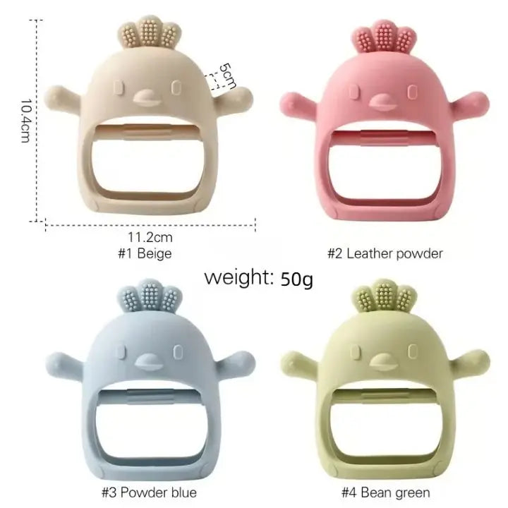 BowLift | Baby teething glove – chick-shaped teething ring