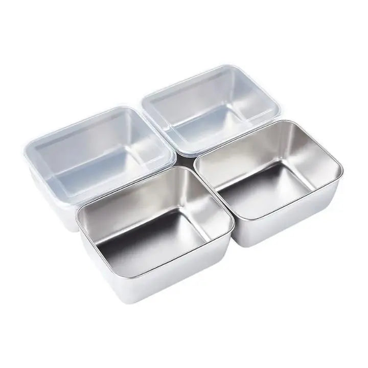BowLift | Stainless steel can with lid – stackable & leak-proof