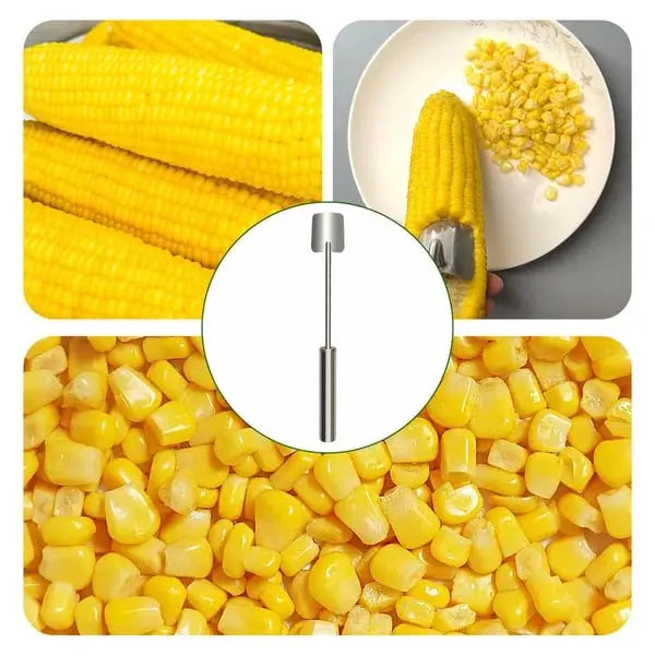 BowLift | Stainless Steel Corn Peeler with Long Handle for Quick Peeling