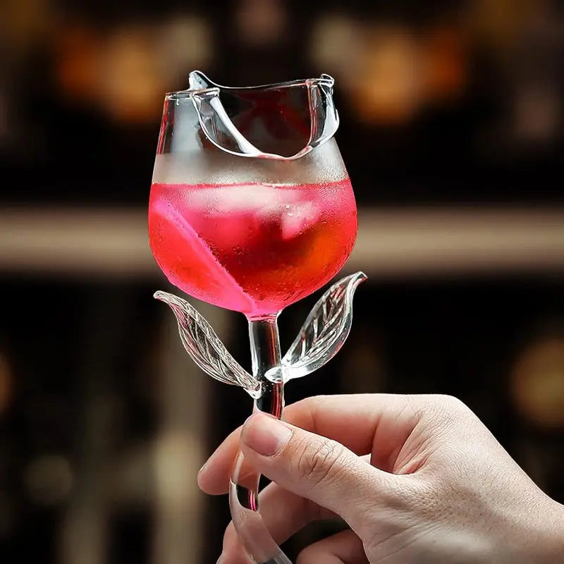 BowLift | Elegant Rose Wine Glass – Adds Charm to Every Sip