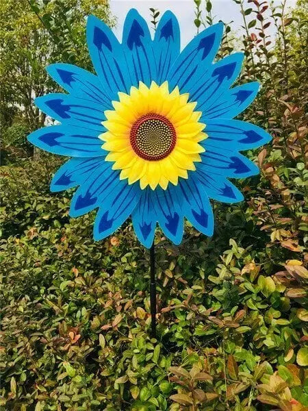 BowLift | Garden Wind Wheel with Sunflower Motif