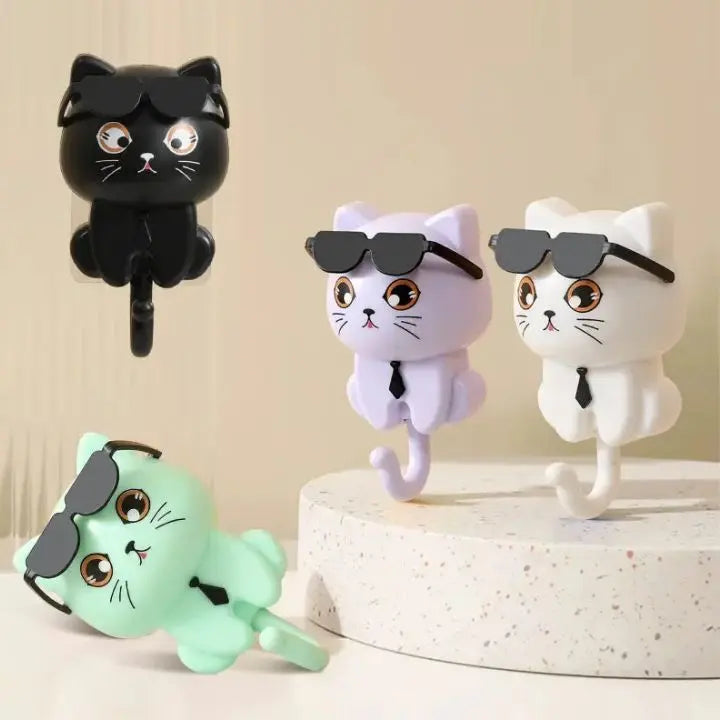 BowLift | Cat-shaped key holder – Self-adhesive & decorative