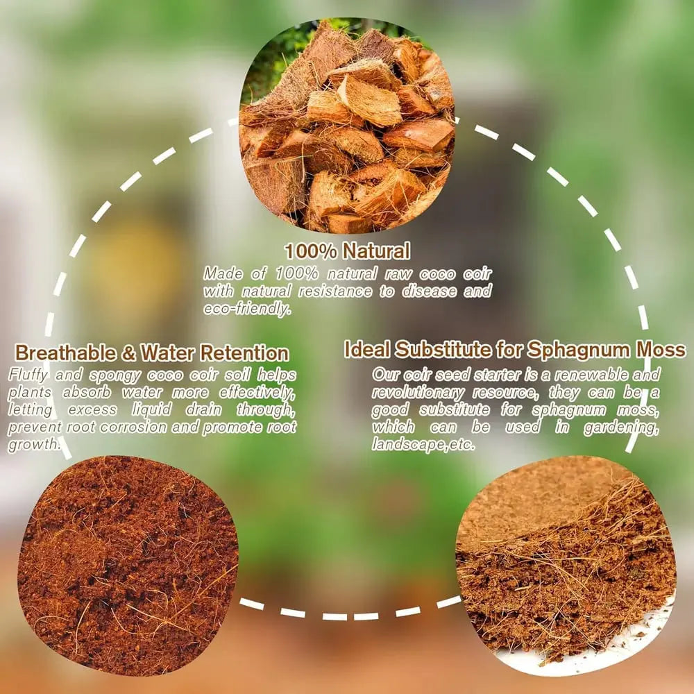 BowLift | Premium Organic Coconut Soil Brick – Promote Natural Plant Growth