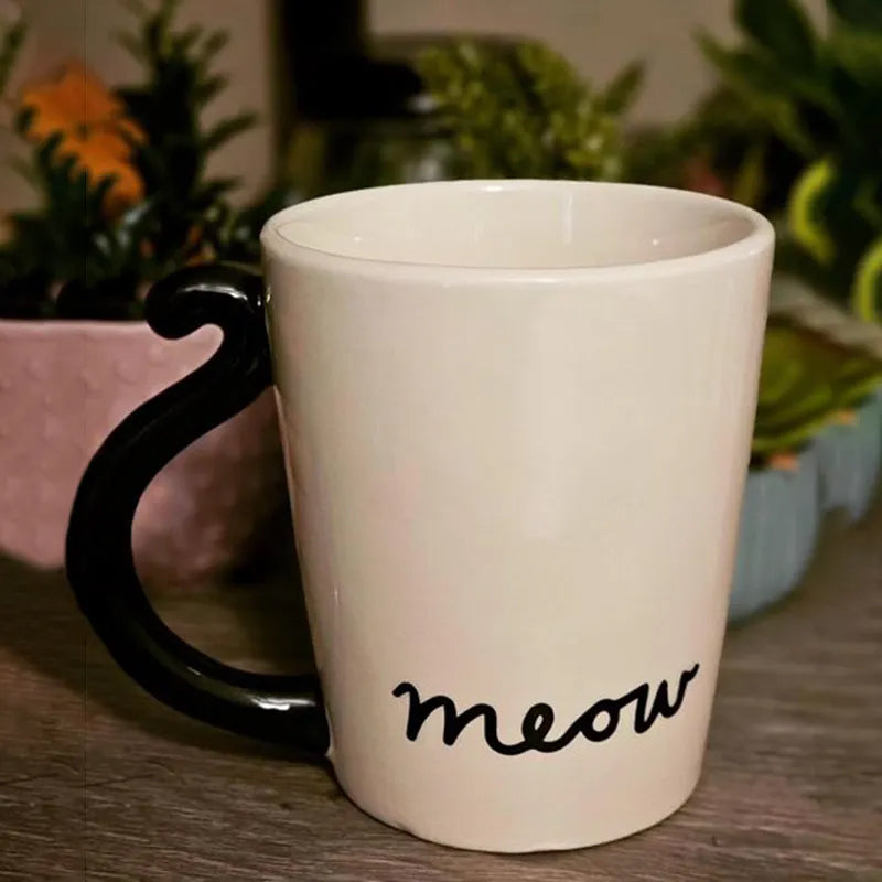 BowLift | Cute Handmade Black Cat Lucky Coffee Cup