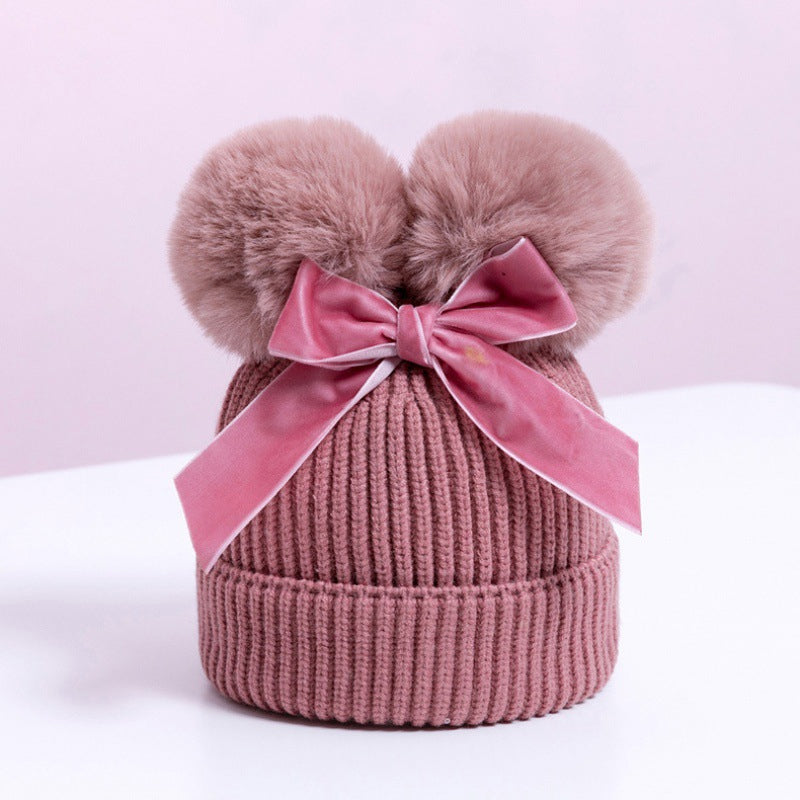 BowLift | Baby Hat With Double Ball Bow