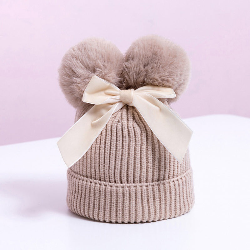 BowLift | Baby Hat With Double Ball Bow