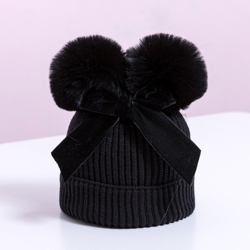 BowLift | Baby Hat With Double Ball Bow