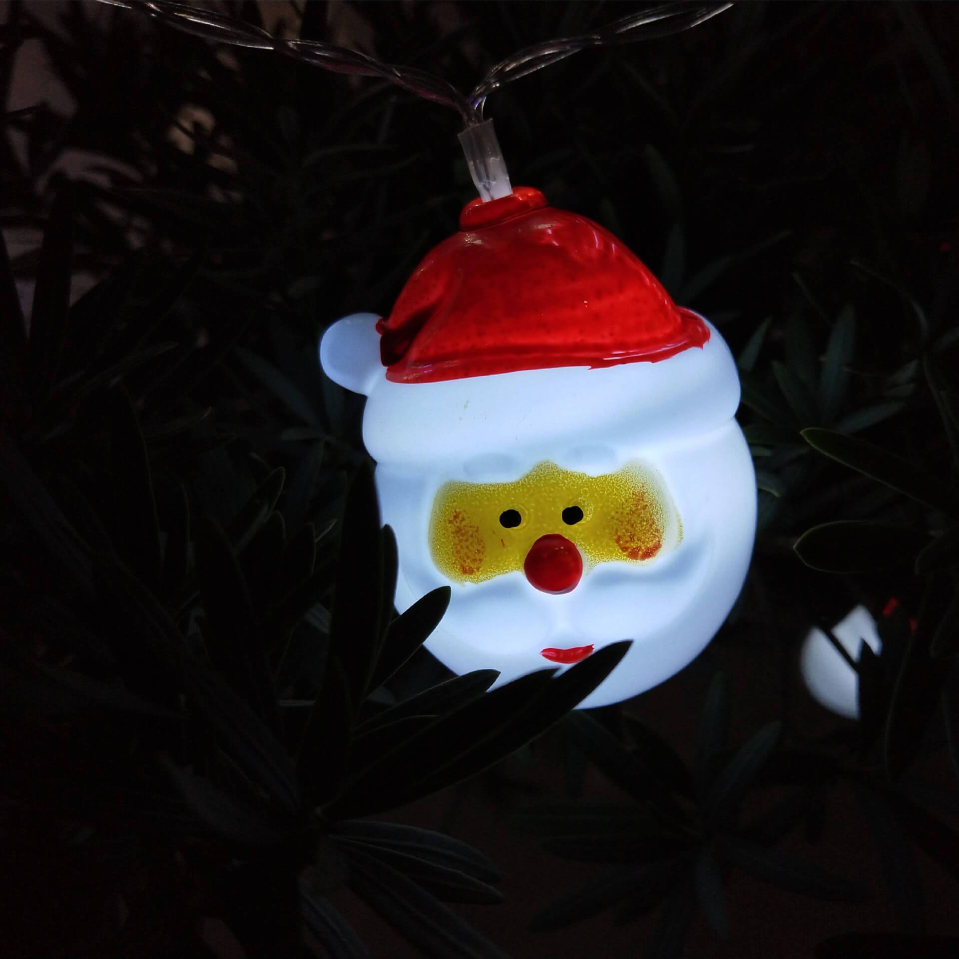 BowLift | Christmas Santa Claus String Lights Patio Party Decoration 10/20 Battery String Lights